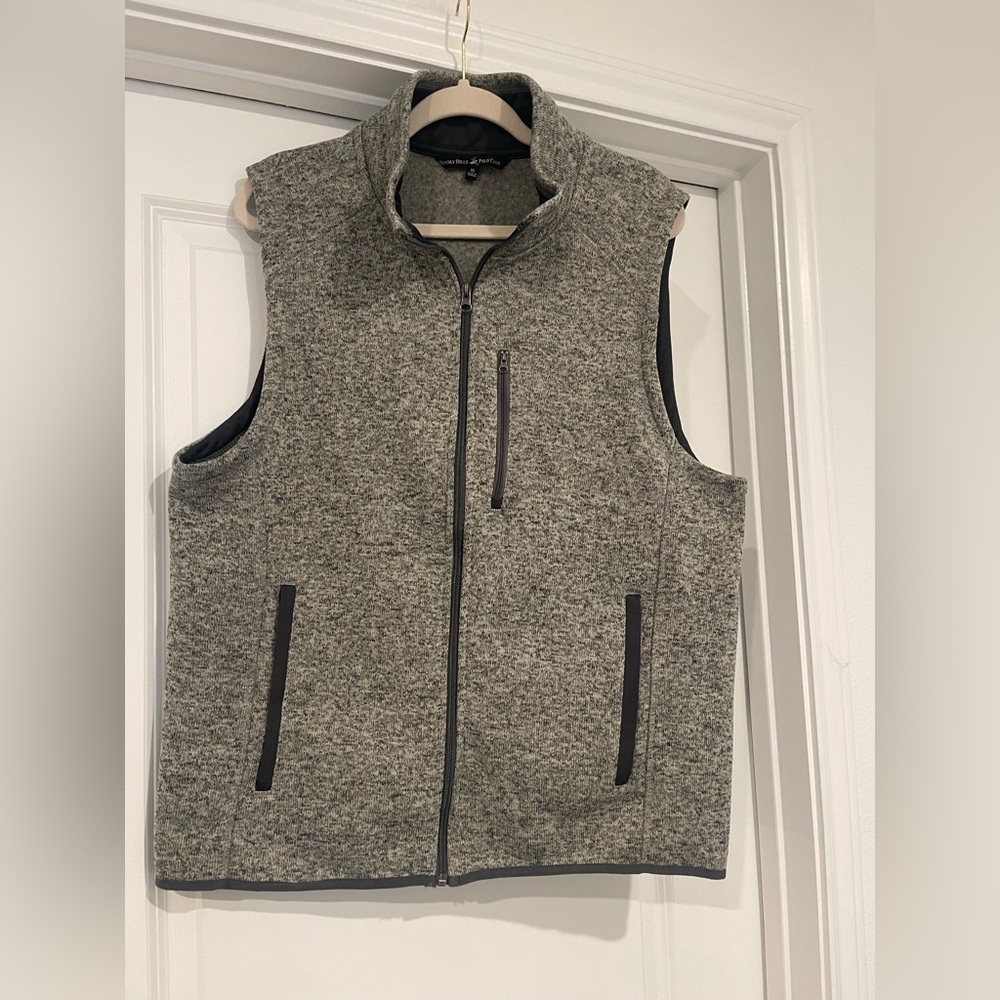 Gray Polo Vest